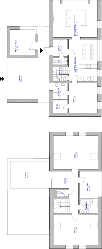 Plán domu 03 - Koniperk