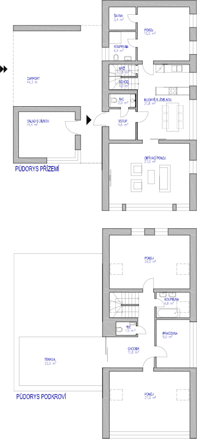 Plán domu 04 - Koniperk